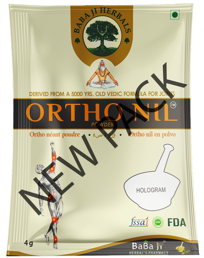 Babaji Herbals Orthonil Ayurvedic Powder For Joint Pain Relief, 4 Gram