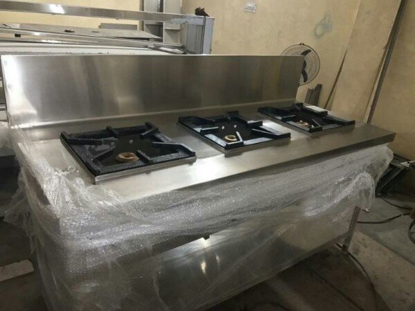 Stainless Steel Commercial Gas Stove, 3