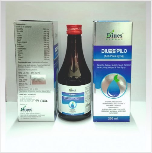 DIUES PILO (ANTI-PILES SYRUP), 200 ml