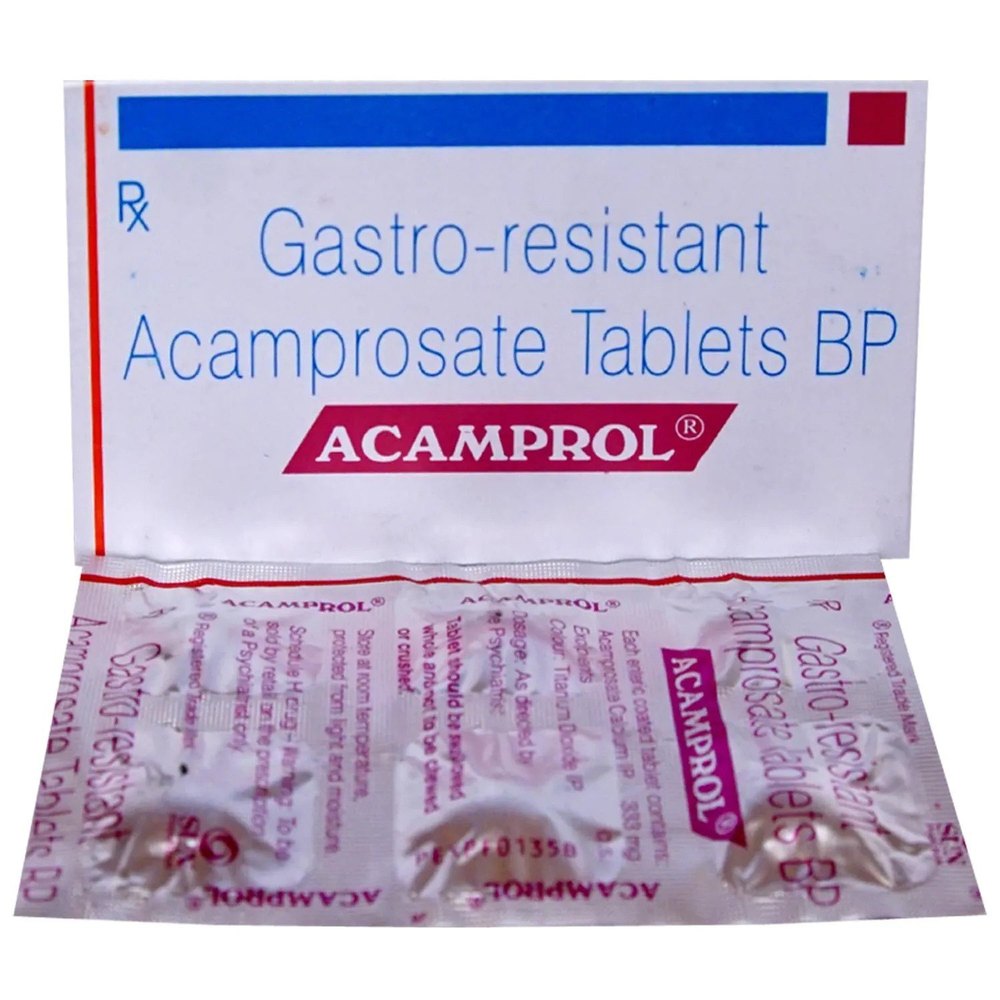 ACAMPROL ACAMPROSATE CALCIUM 333mg Tablets, For Personal