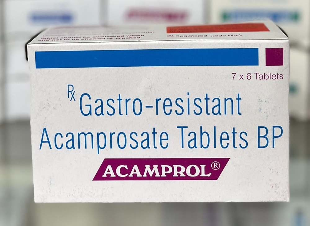 Acamprol Tablet, For Addiction Control, 6 Tablets/Strip