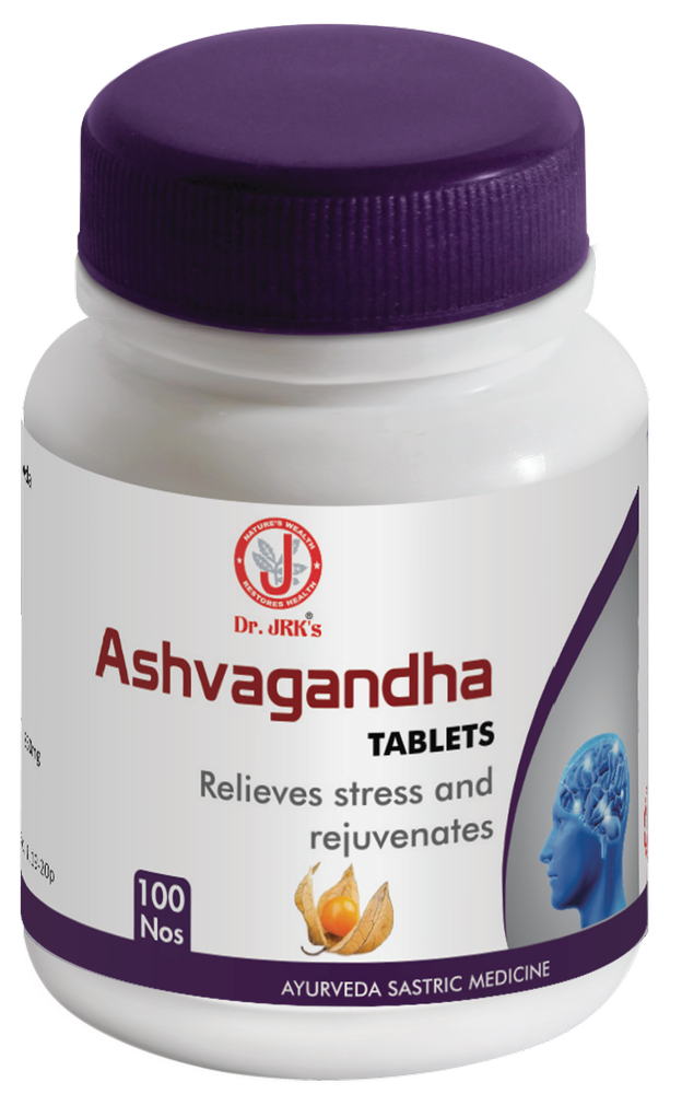 Ashvagandha Tablets, 60 Tablets, Bottle