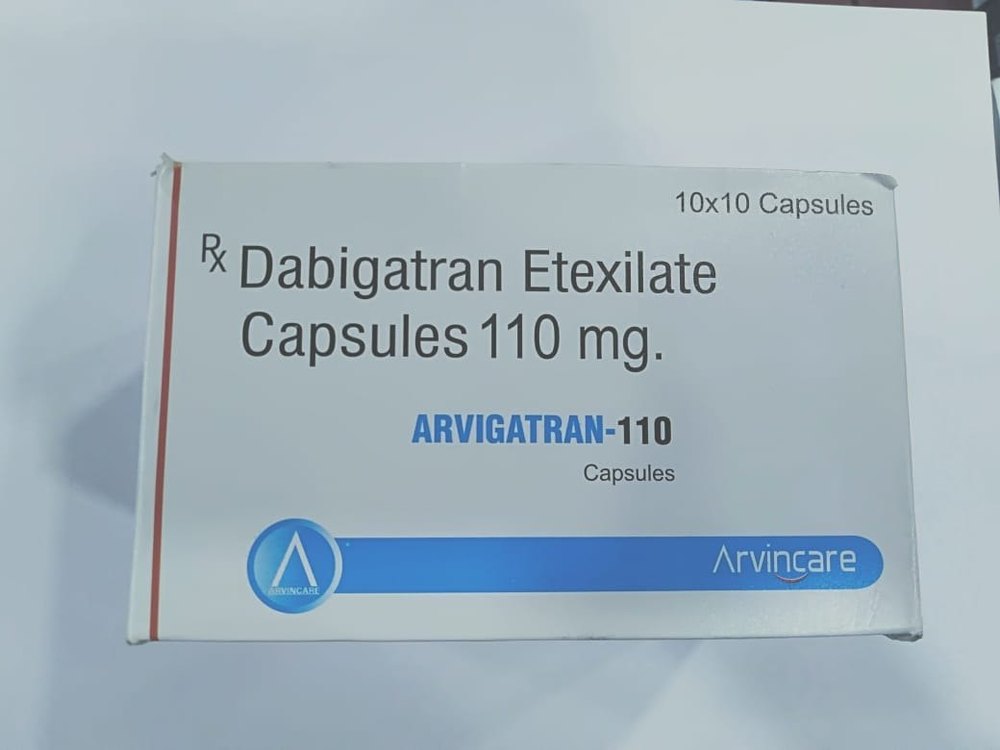 Arvigatran Dabigatran Etexilate 110 Mg, Packaging Size: 10*10 Capsule., Arvincare