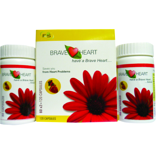 Heart Diseases Treatment Brave Heart Capsules, For Personal