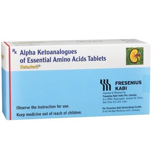 Alpha Ketoanalogue Ketosteril Tablets, Packaging Type: Box Type, Packaging Size: 100 Tablet In 1 Packet