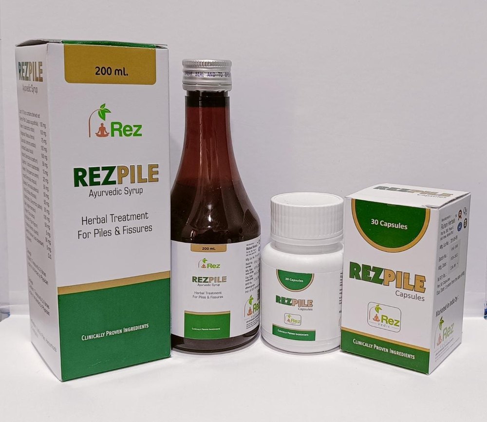 Rezpile Ayurvedic Constipation Capsules, Packaging Size: 30 Capsules, Packaging Type: Bottle