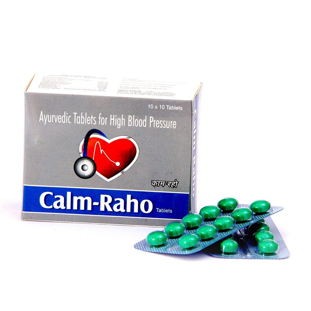 Calm-Raho Ayurvedic High Blood Pressure Tablets