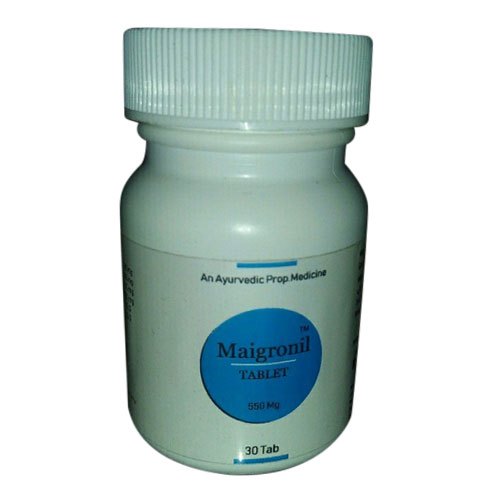 Ayurvedic Maigronil Tablet, For Migraine, Head Pain, 550mg