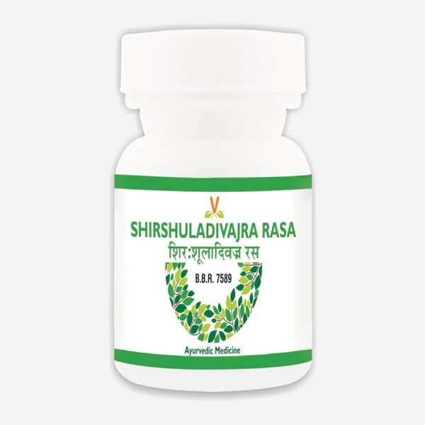 Shirshuladi (Vajrarasa) Vati, For headache and migraine, 40 Tablets