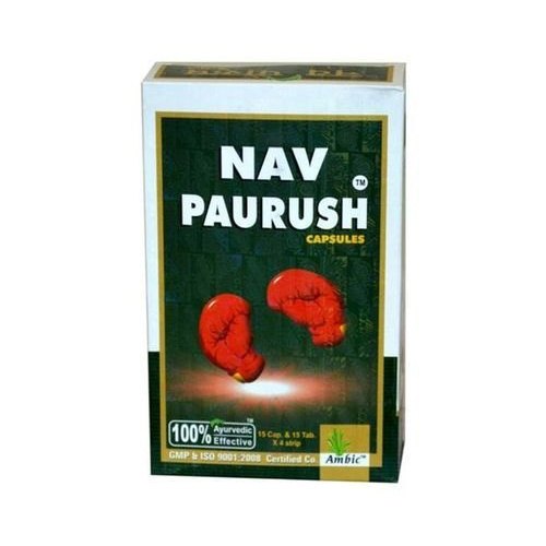 Ambic Nav Paurush Capsule, Packaging Size: 15Capsule, Packaging Type: Bottle