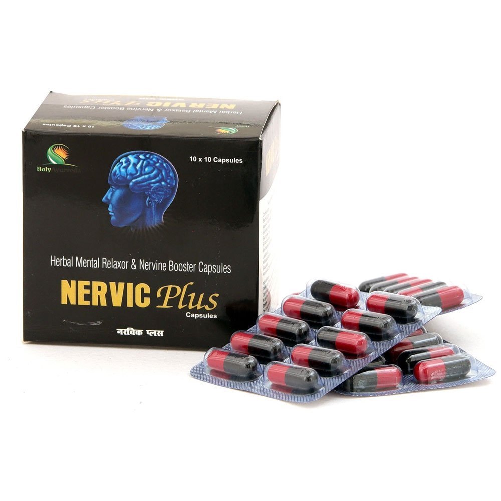 Herbal Mental Relaxor And Nervine Booster Capsules