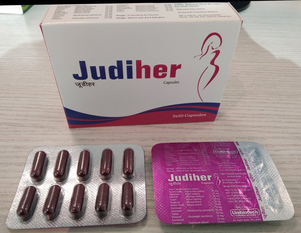 JUDIHER Ayurvedic Uterine Capsule, Prescription