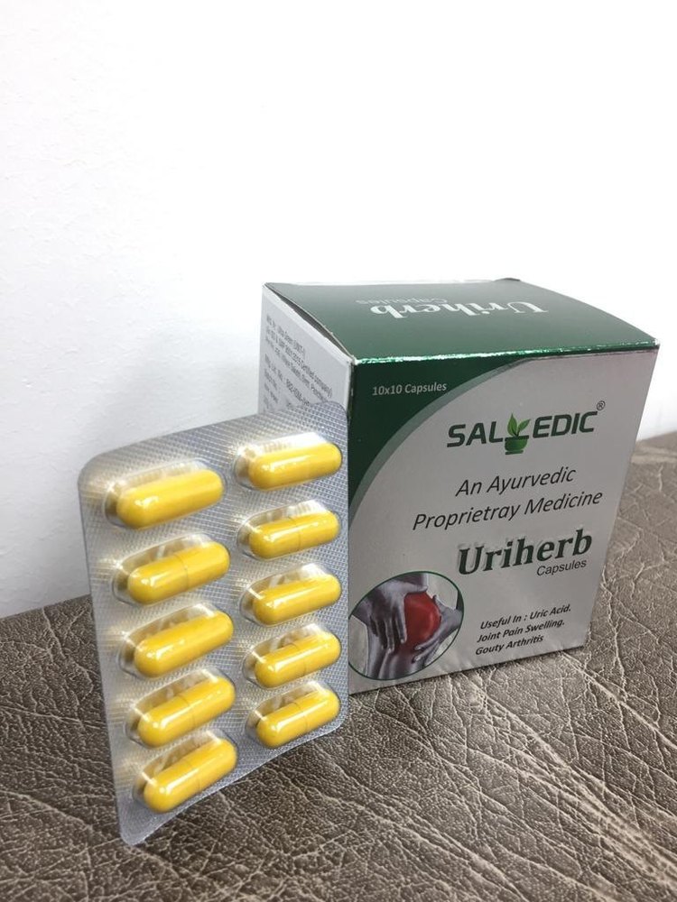 Uric Acid Herbal Capsules, 10*10