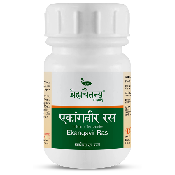 Brahmachaitanya Ekangveer ras 60 tablets