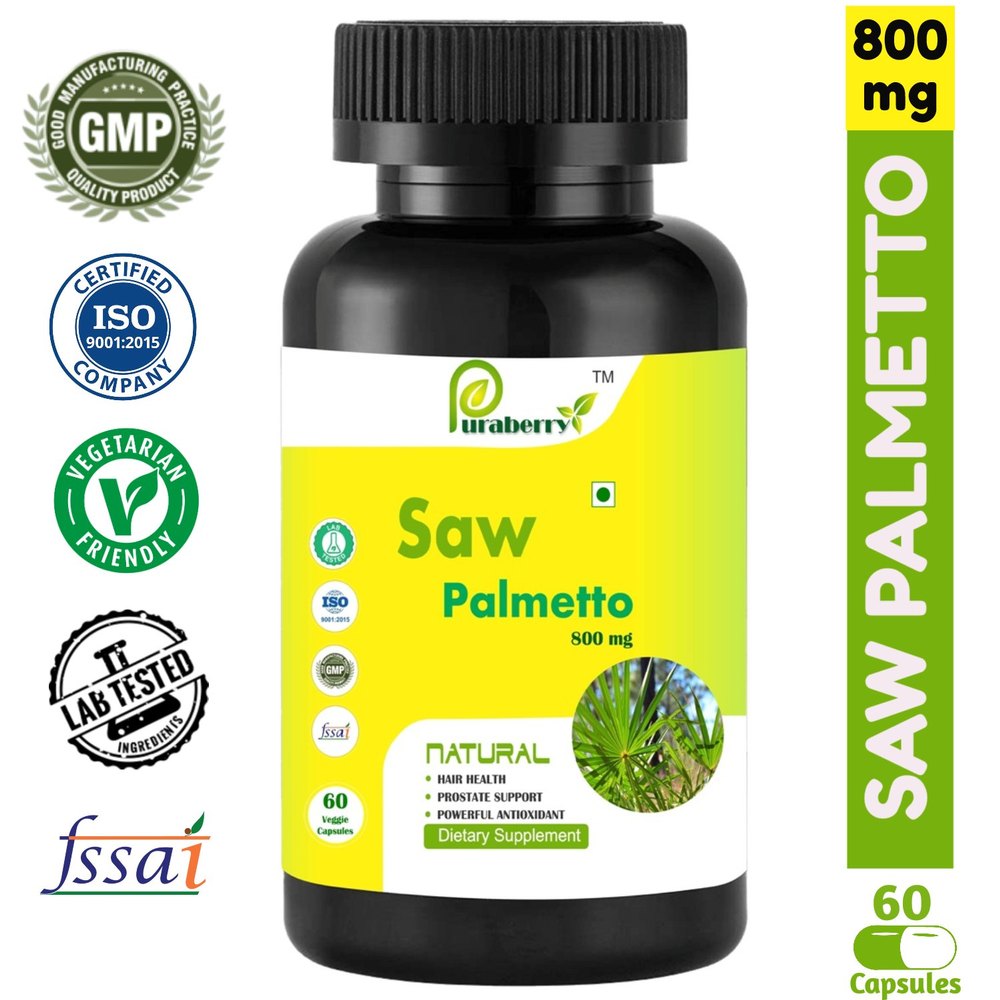 Puraberry Saw Palmetto Capsule, Silverline International, 60 Pieces