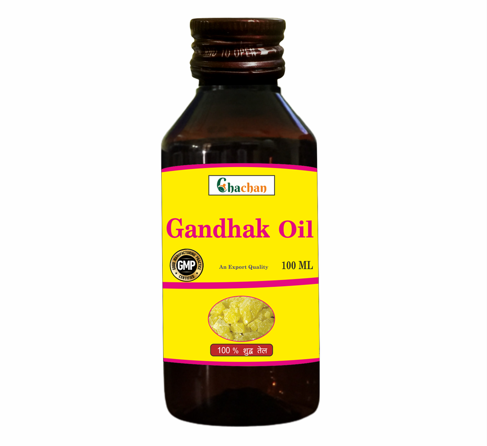 100ml Ayurvedic Gandhak Oil, Grade Standard: Medicine Grade