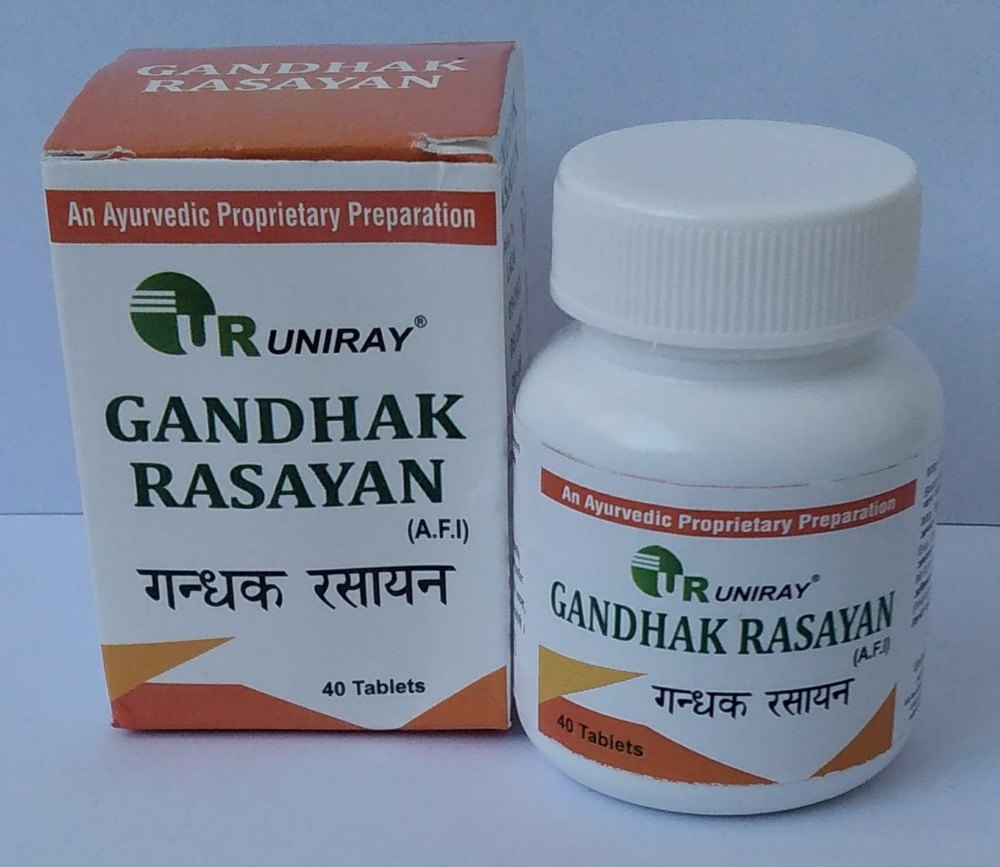 Gandhak Rasayana Tablet, 40 tablets