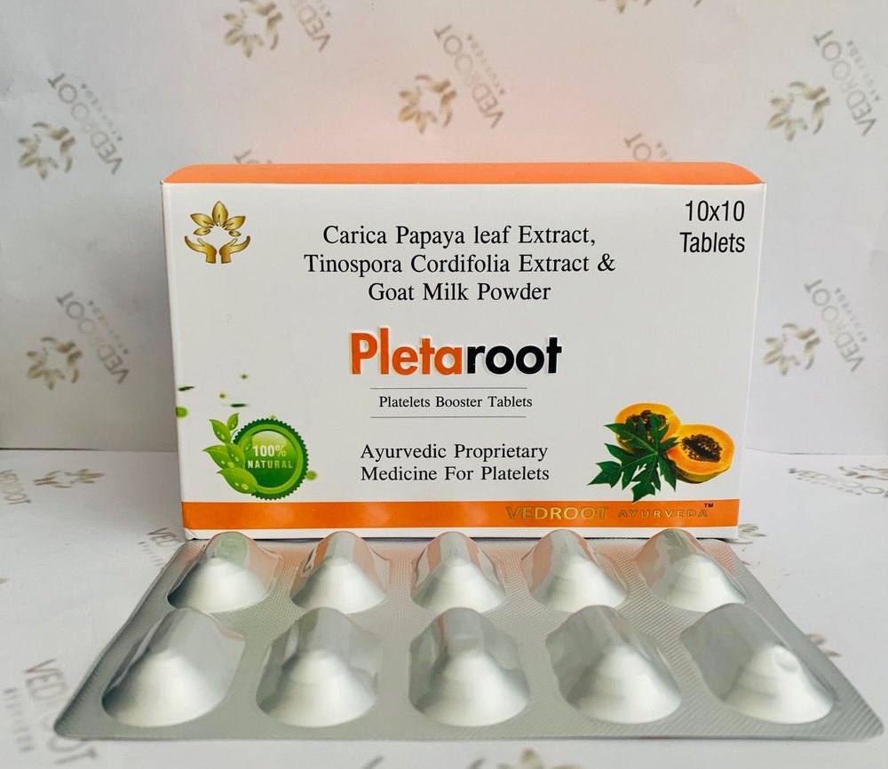 Platelet Enhancer(Pletaroot), DENGUE, 10*10