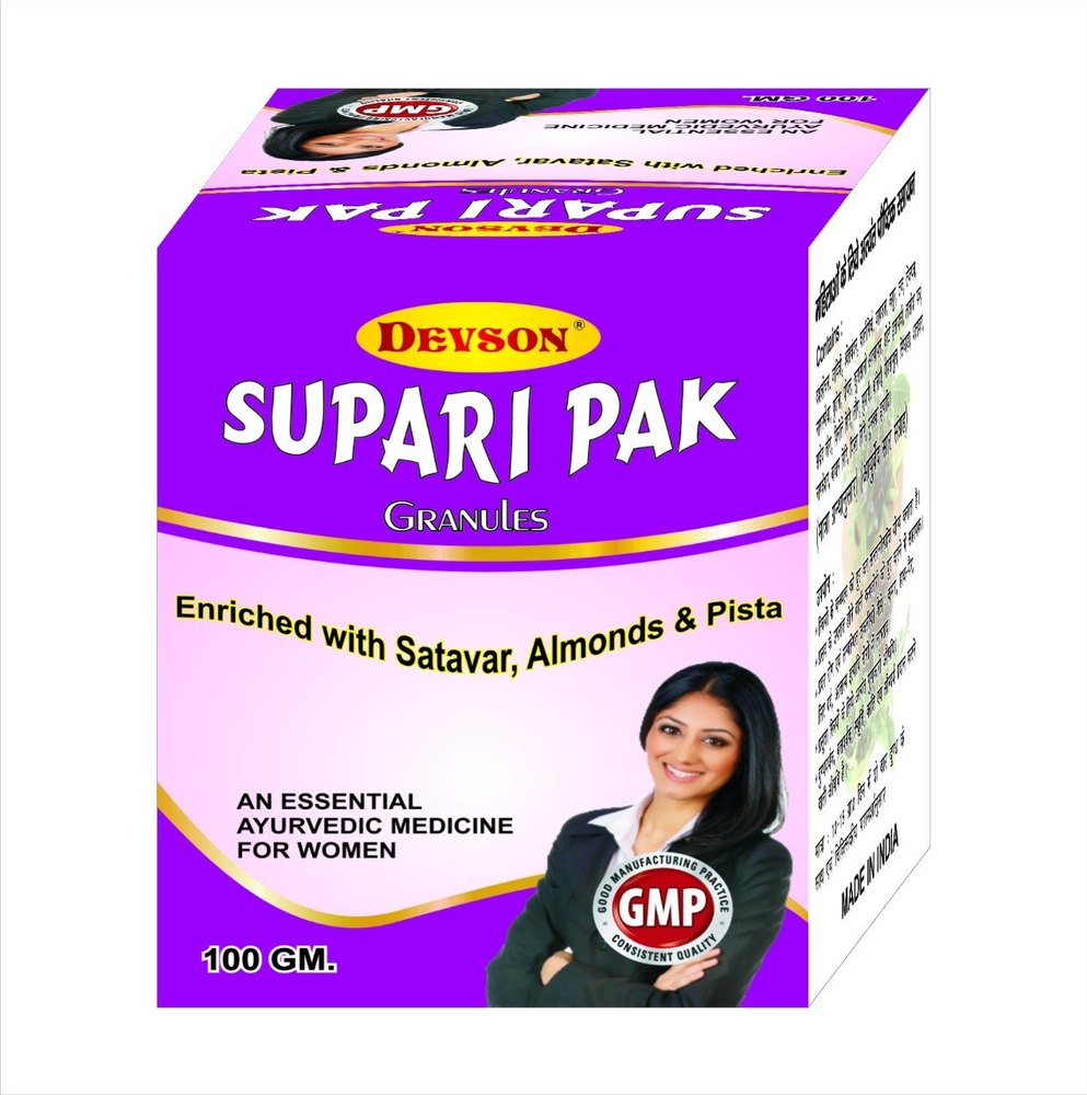 Supari Pak Dane, Non prescription