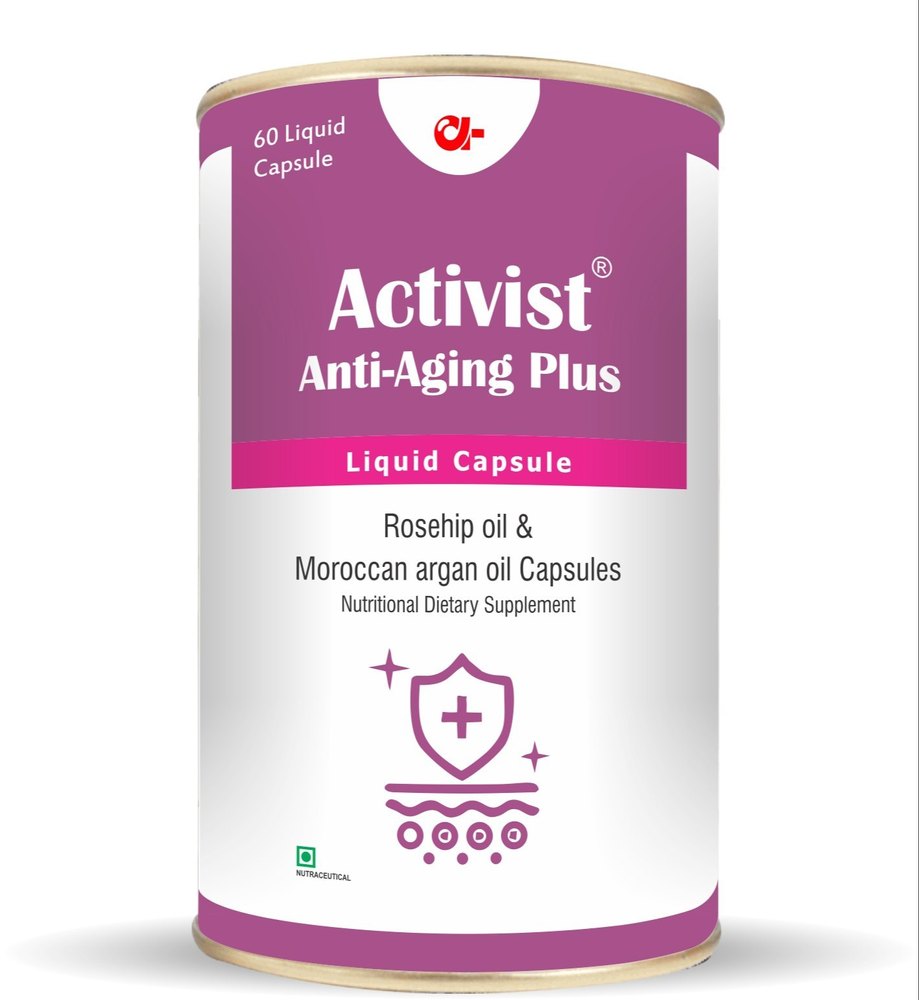 Activist Antiaging Plus Capsules-moroccan Argan and Rosehip Oil Capsules