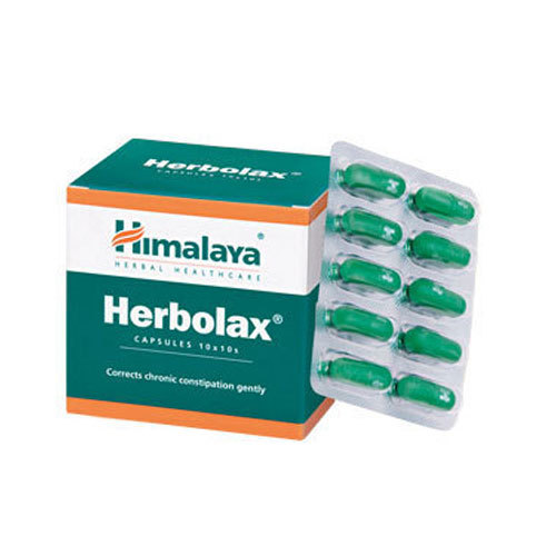 Himalaya Herbolax Capsules, Packaging Type: Box