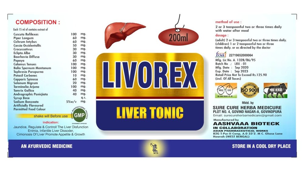 Livorex Liver Tonic, 200 Ml