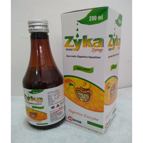 NU Alter Zyka Syrup, For Hospital, Packaging Size: 200 Ml