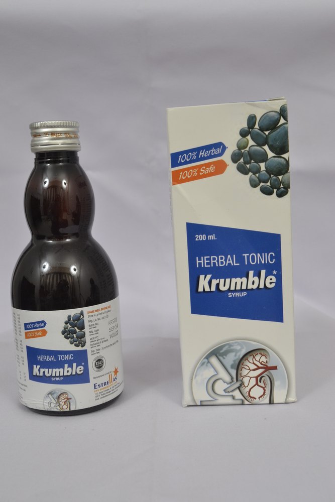 Krumble Kidney Stone Removal Syrup, Packaging Size: 200 Ml, Packaging Type: Bottle