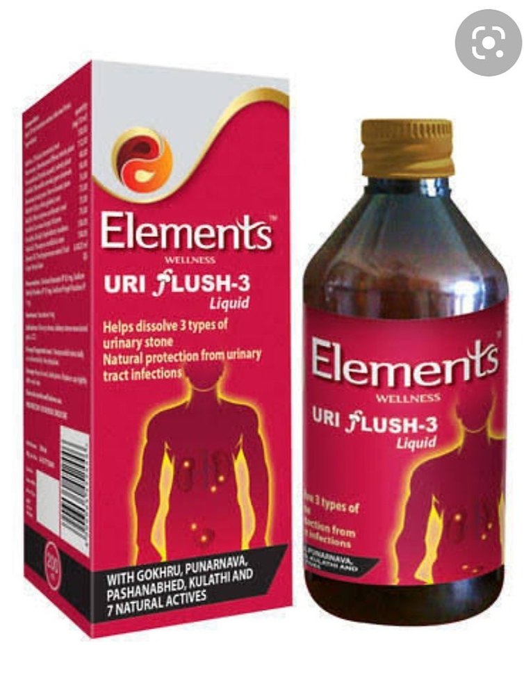 Elements Uri Flush 3 Liquid Syrup, 200 mL