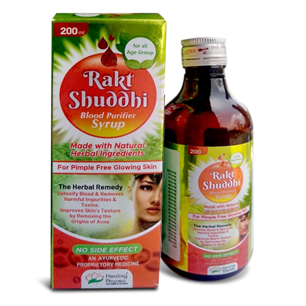 Ayurvedic Rakt Shuddhi Syrup - Blood Purifier, Packaging Size: 200 ml Bottle