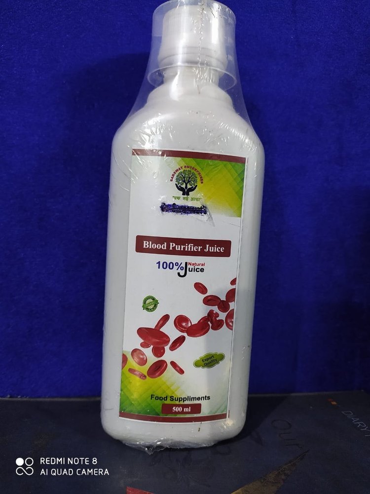 Natural Herbal Blood Purifier, Juice