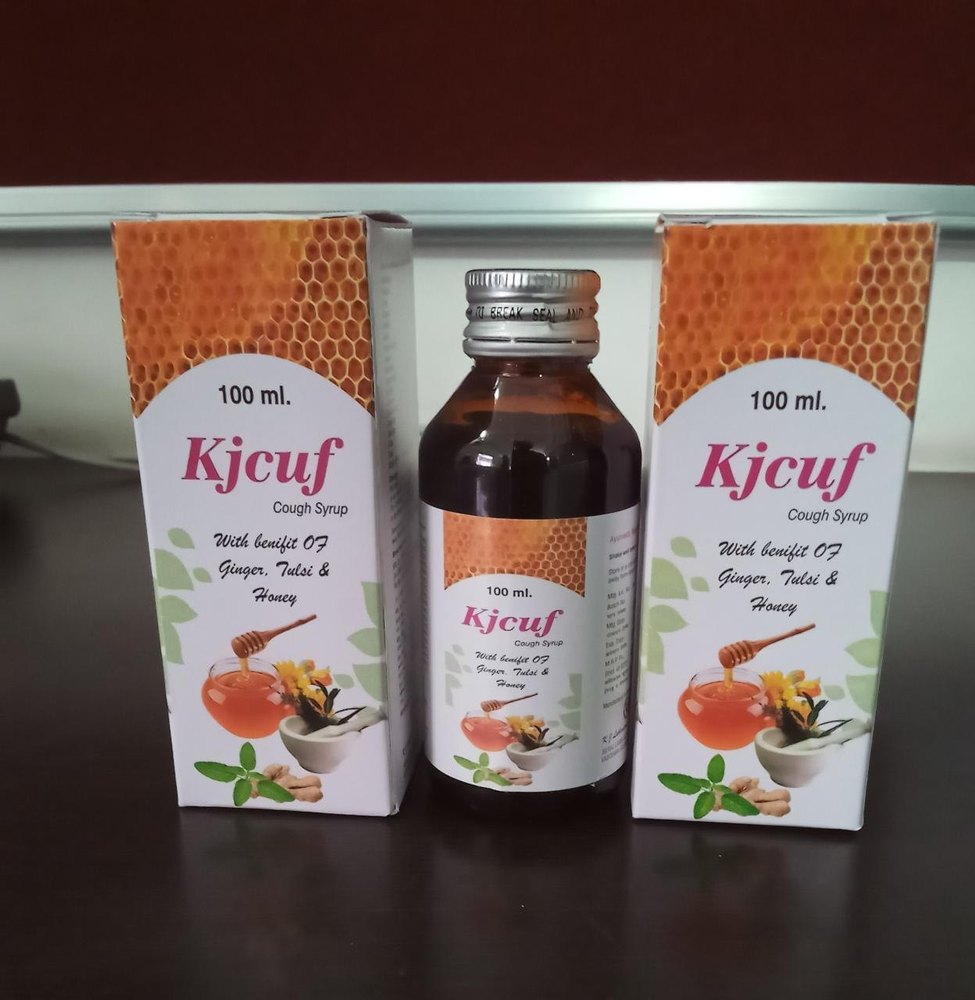 Kjcuf HONEY COUGH TULSI SYRUP, 100 ml