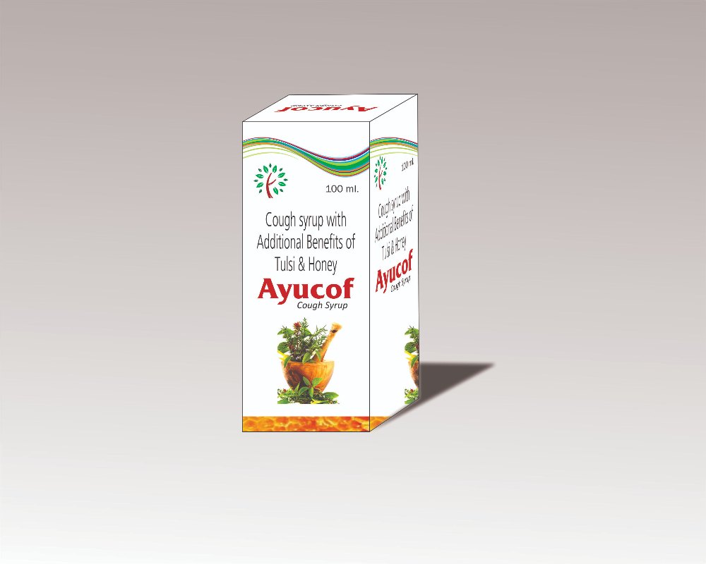 Ayucof Tulsi Cough Syrup, 100 ml