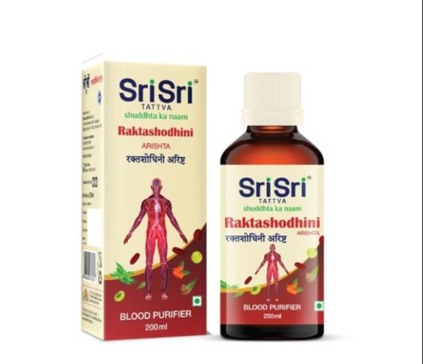 Plastic Red Raktashodhini Arishta Syrup, Bottle Size: 200 mL