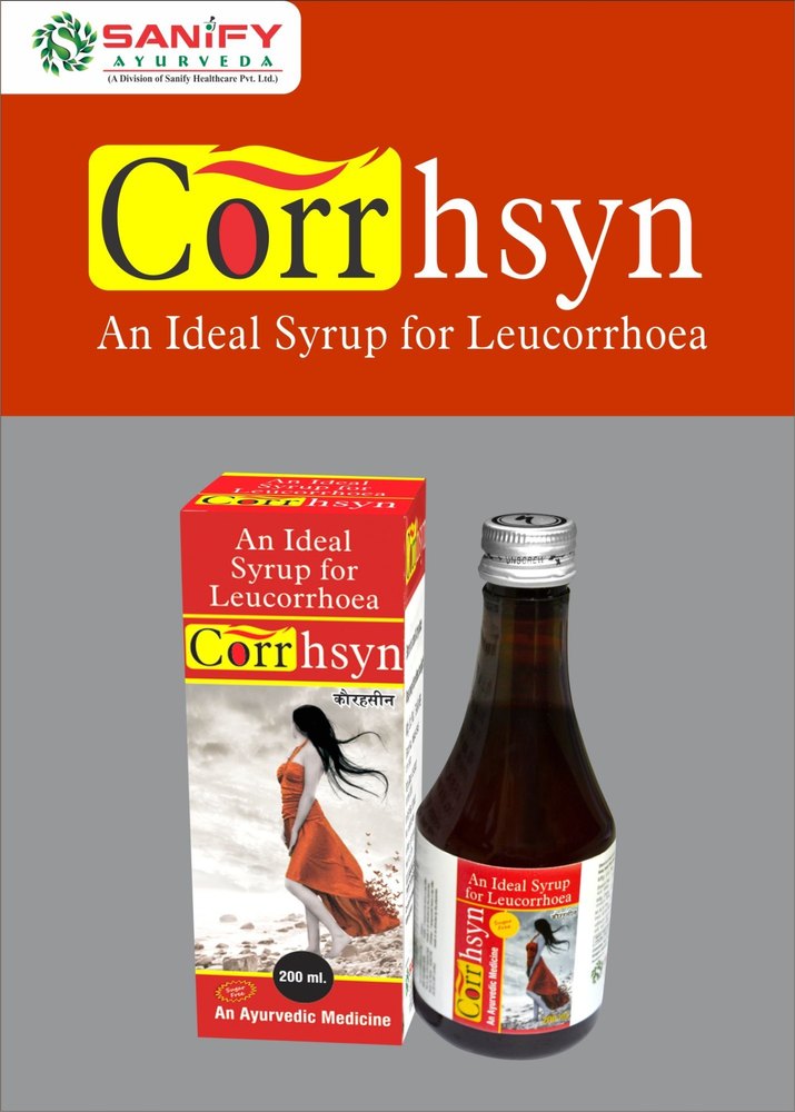 Corrhsyn Ayurvedic Leucorrhoea Syrup, Packaging Size: 200 ml