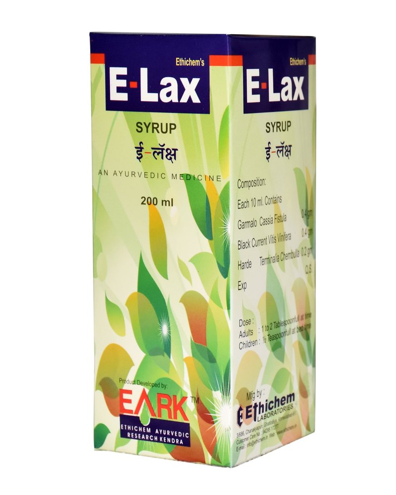 E lax syrup Herbal Constipation Syrup (E LAX SYRUP), 200ml