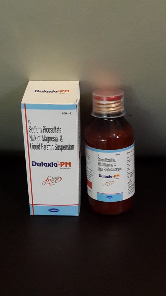 Dulaxia Pm Sodium Picosulfate Milk Of Magnesia Liquid Paraffin Suspension, Packaging Size: 100ml