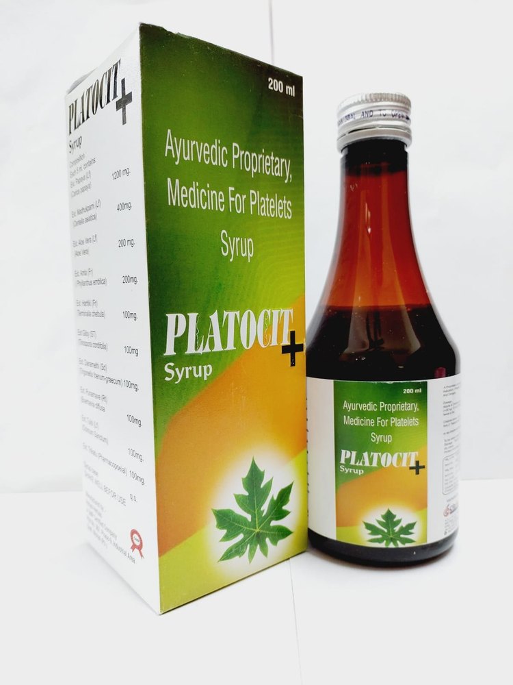 Ayruvedic Platelets Growing Syrup 200 Ml, Prescription, Packaging Type: Bottle