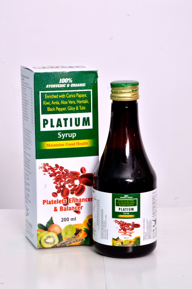 Ayurvedic Platelet Booster Syrup, AV DRUG COMPANY, 200ml