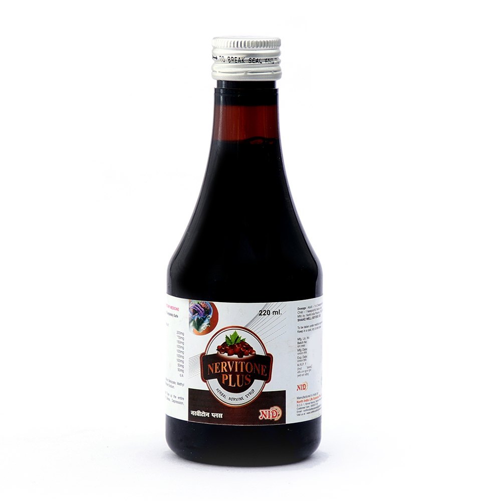 Nervitone Plus Herbal Nervine Syrup, Packaging Type: Bottle, Packaging Size: 220 Ml