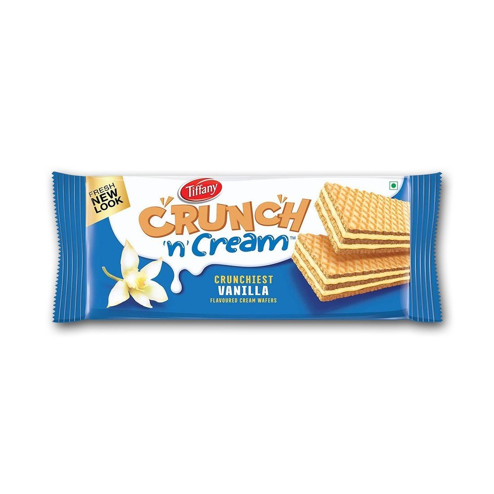 Tiffany Crunch N Cream Wafer Sandwich Vanilla 75 g,