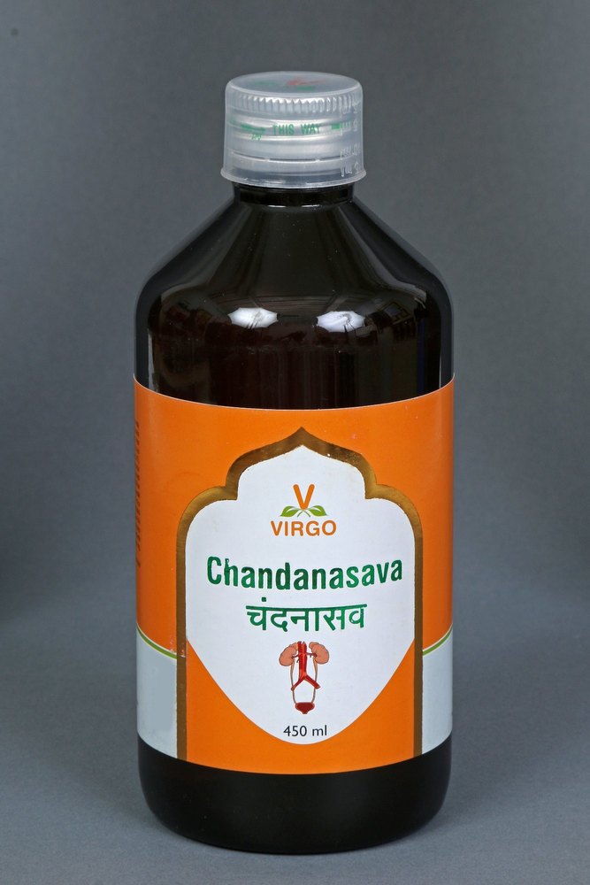 Chandanasava, For asthma, bronchities & cough, 450 Ml