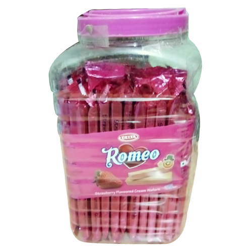 Romeo Waffer Cream Waffers, Packaging Type: Jar