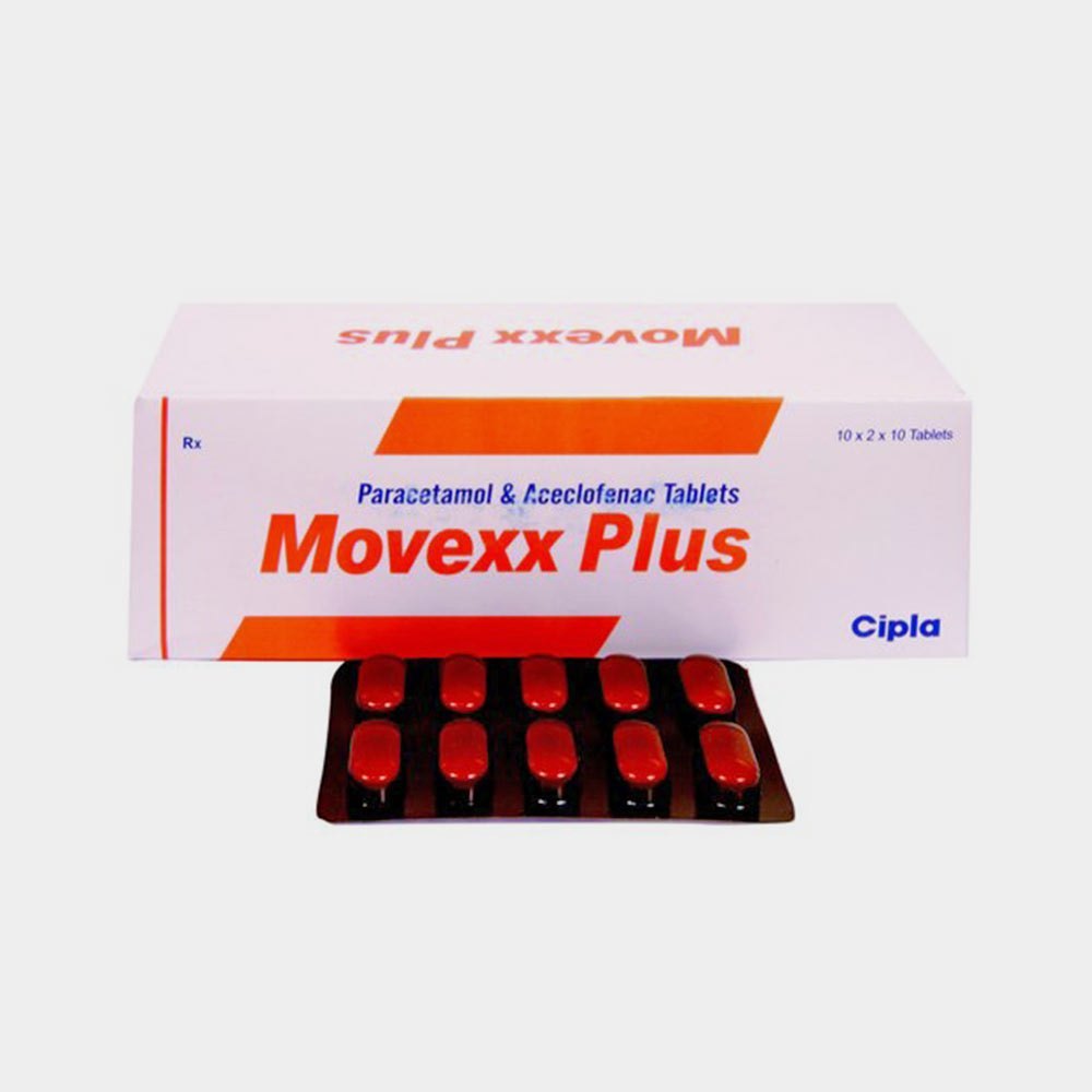 Movexx Plus Tablet, Prescription, Treatment: Muscle Relaxation