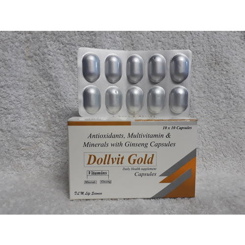 Dollvit Gold Ginseng Ashwagandha Antioxidant Multi. Vitamin Min. Capsules