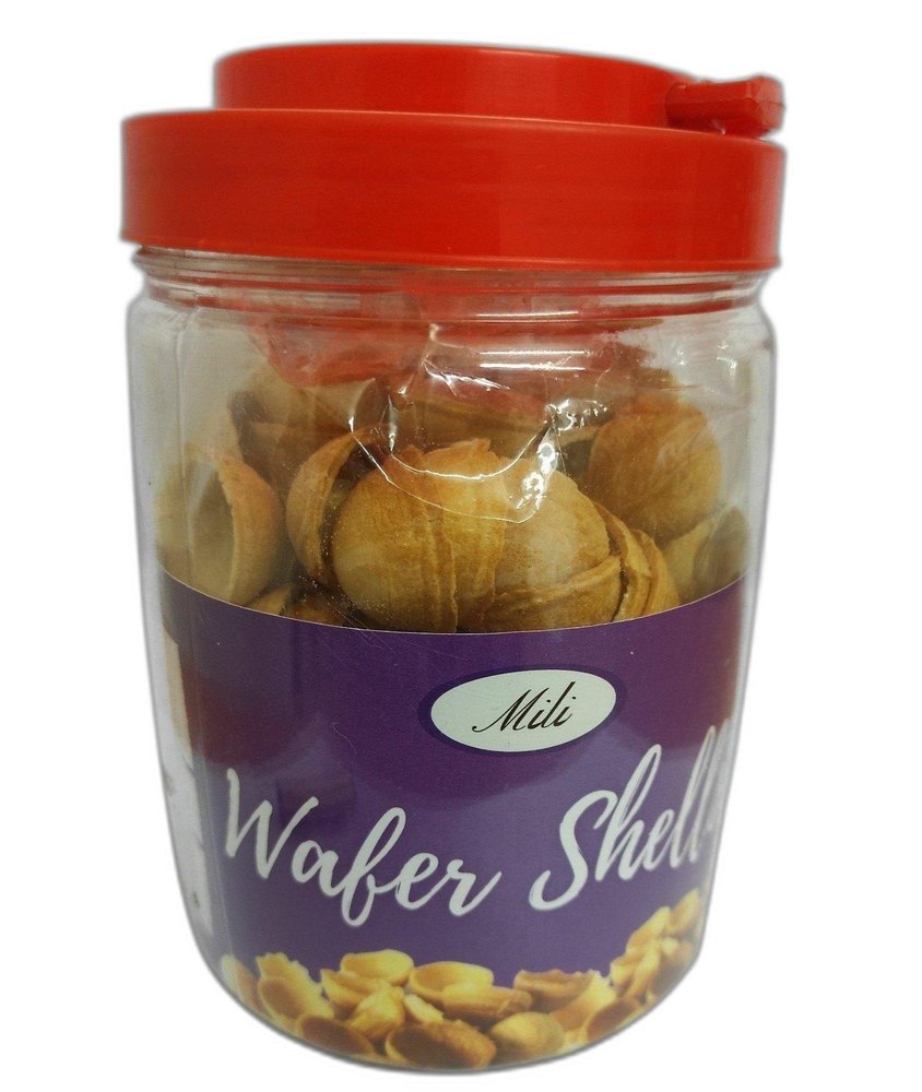 Mili Semi Round Chocolate Wafer Shells, Packaging Type: Jar