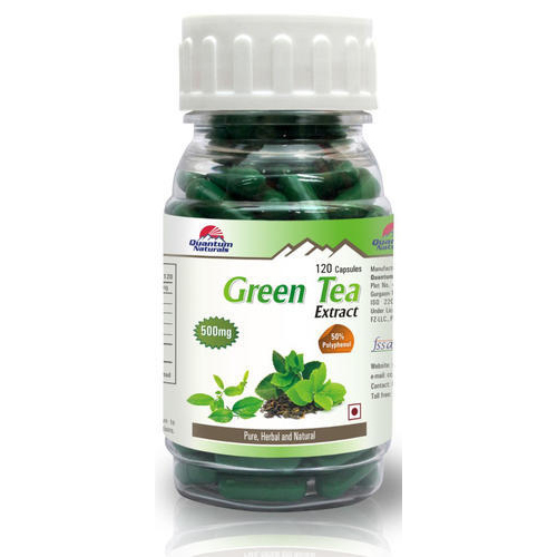 Green Tea Extract Capsules, Packaging Type: Bottle