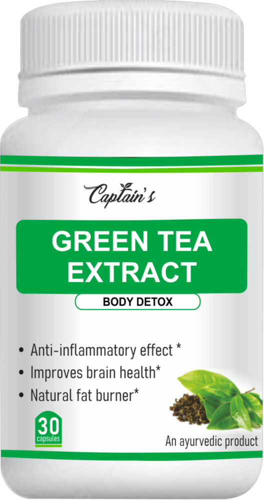 Captain Herbal Green Tea Extract Capsules, Non prescription, Packaging Type: Bottle