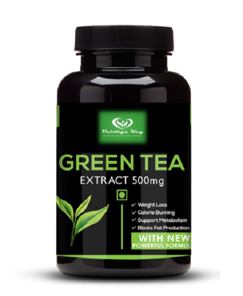 Capsules Herbal GREEN TEA CAPSULE, Prescription, Packaging Type: Bottle