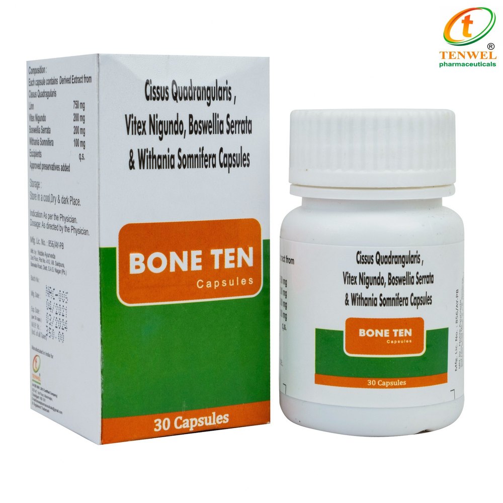 Cissus Quadrangularis Vitex Bone Ten Capsule